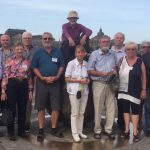 Zinnfreundetreffen 2019: Eine Teilnehmer-Gruppe beim Dresden-Bummel